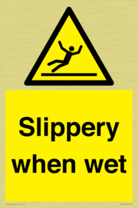 slippery when wet
